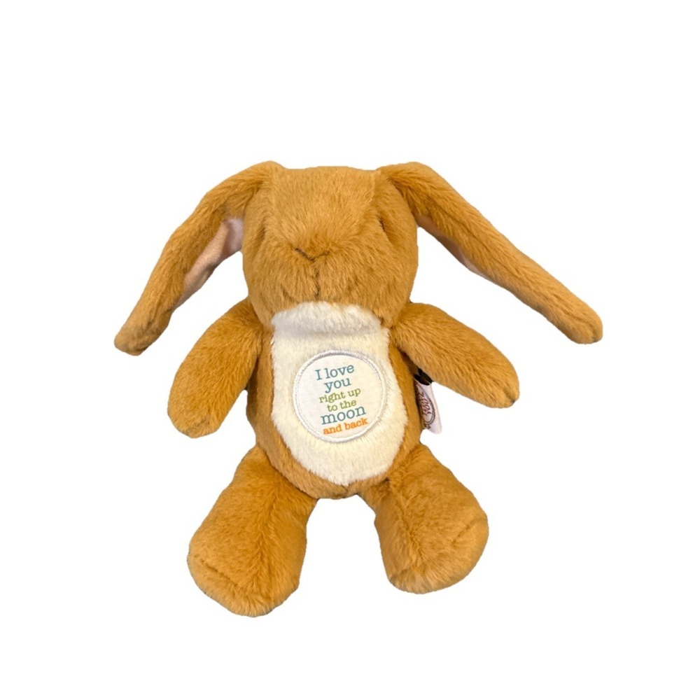 Kids Preferred Guess How Much I‎ Love You Bunny Baby Lovey Embroidered Belly New